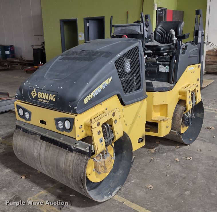 2015 Bomag BW120SL-5  double drum vibratory roller - MD9425