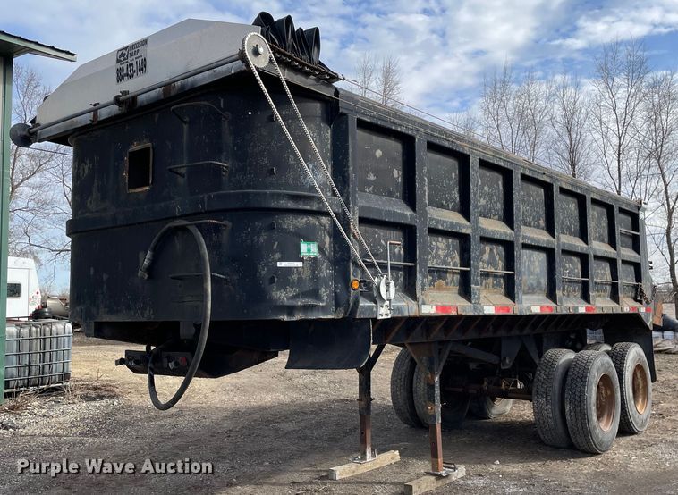 1987 Hilbilt  end dump trailer - MB9020