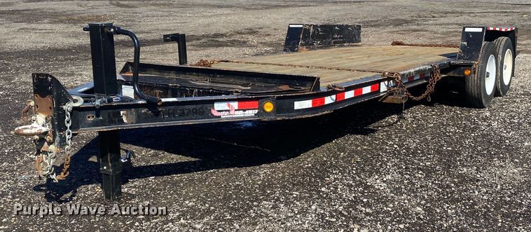 2016 Towmaster T-14DT  tilt deck equipment trailer - KB9570
