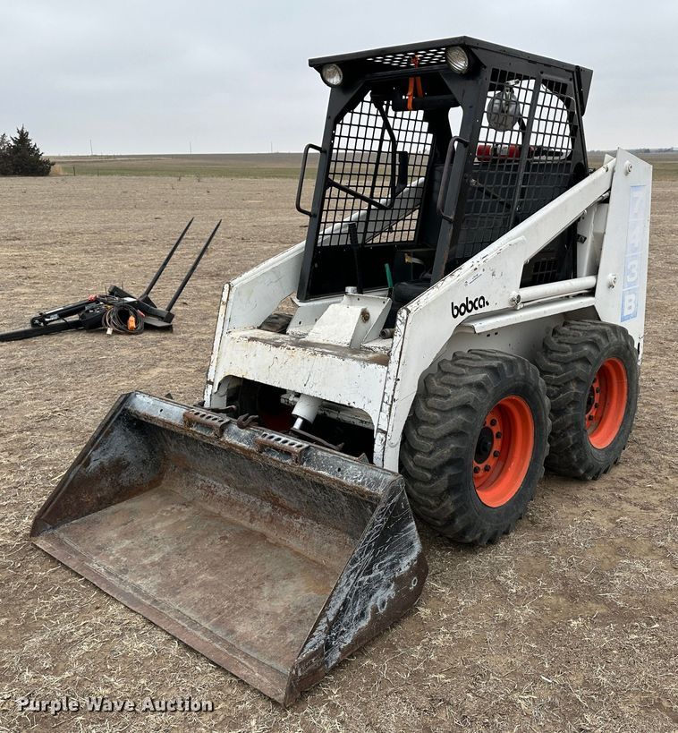 1993 Bobcat 743B  skid steer loader - LT9148