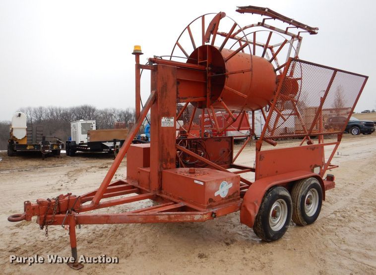 Stewart Stevenson CE93  reel trailer - MC9848