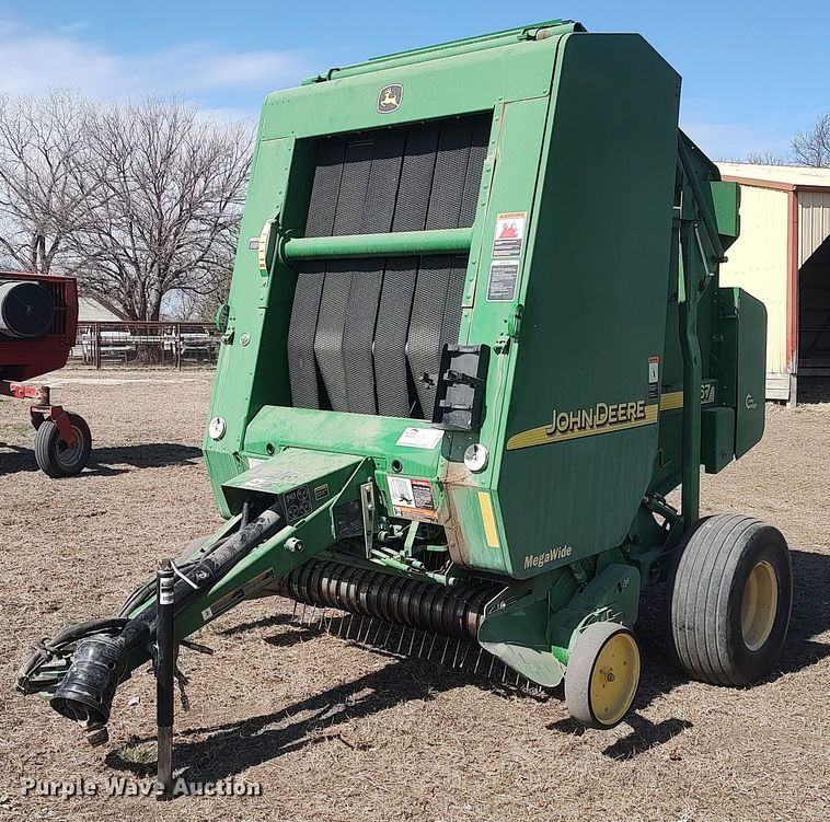2005 John Deere 467 Mega Wide  round baler - DQ0341