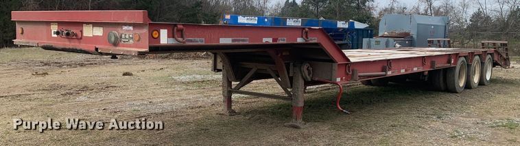 2007 Viking VFD46R16F40T  drop deck equipment trailer - LI9158