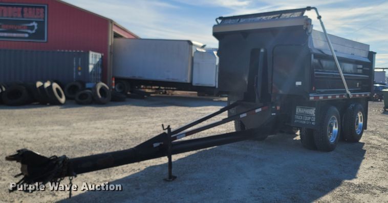 2011 Shop built  end dump pup trailer - MB9852