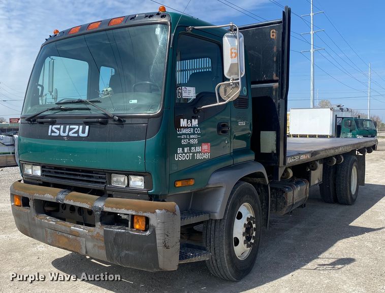2005 Isuzu FTR  dump flatbed truck - DL7133