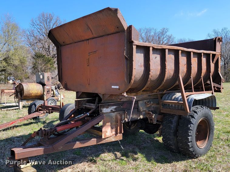 Shop built  end dump trailer - HP9686