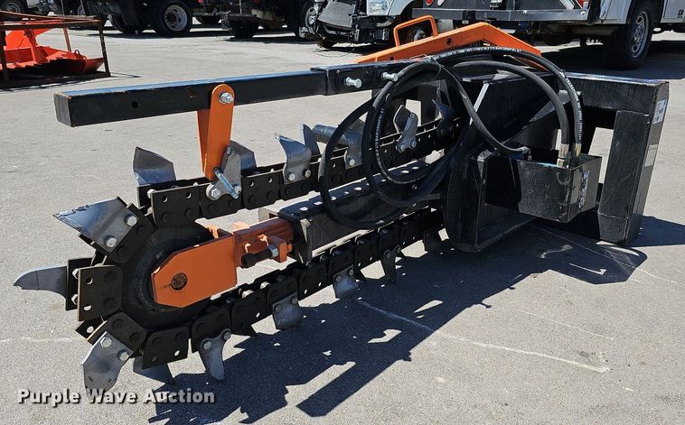 2022 Mower King ECSSCT72  skid steer trencher - LE9301