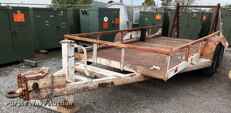 Shop built  utility trailer - MQ9866