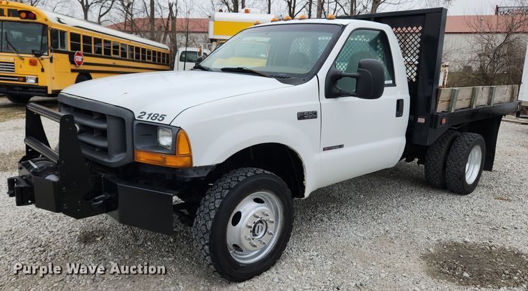 2000 Ford F550 Super Duty XL  flatbed truck - MW9548