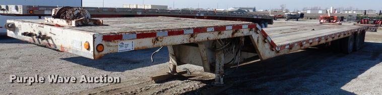 1996 Ledwell HT48X102  drop deck trailer - DK5198