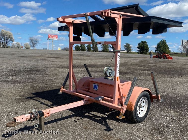 2007 Wanco WTSP  arrow board trailer - KB9532