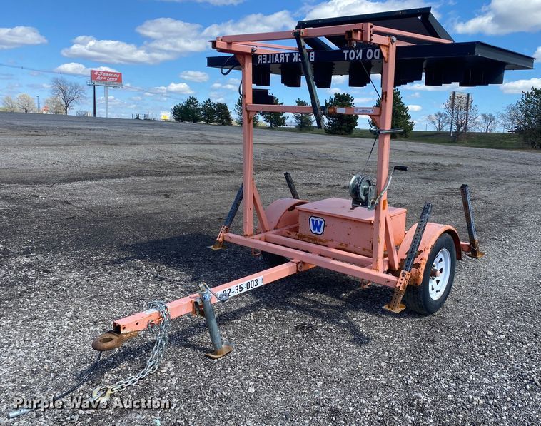 2007 Wanco WTSP  arrow board trailer - KB9536