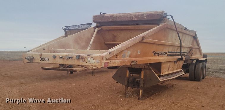 1999 Load King 2060  bottom dump trailer - LG9529