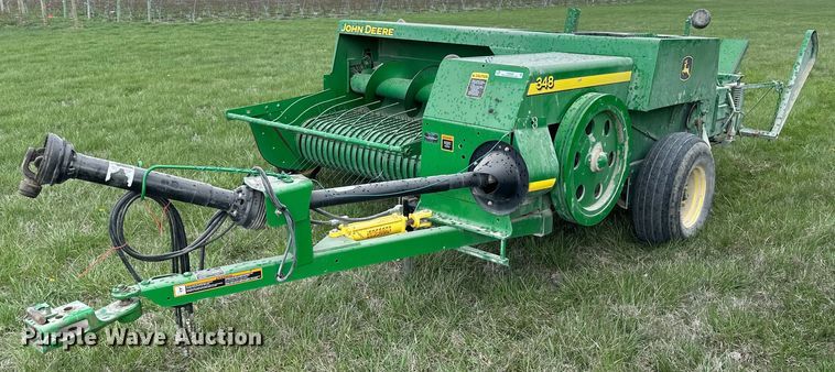 2010 John Deere 348  small square baler - LN9409