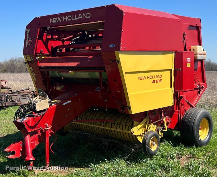 1989 New Holland 855  round baler - MY9625