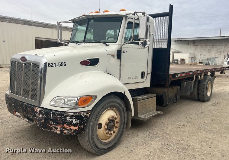 2008 Peterbilt 335  dump flatbed truck - DQ4094