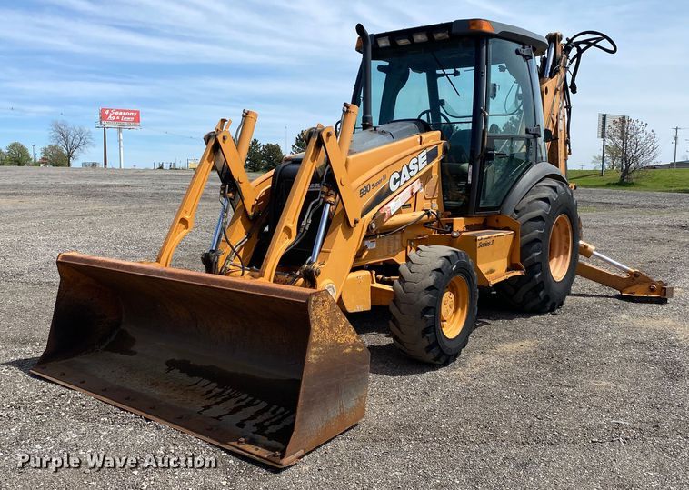 2009 Case 590 Super M  Series III backhoe - KB9490
