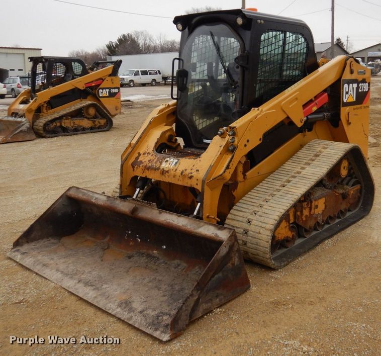 2017 Caterpillar 279D  tracked skid steer loader - KU9877