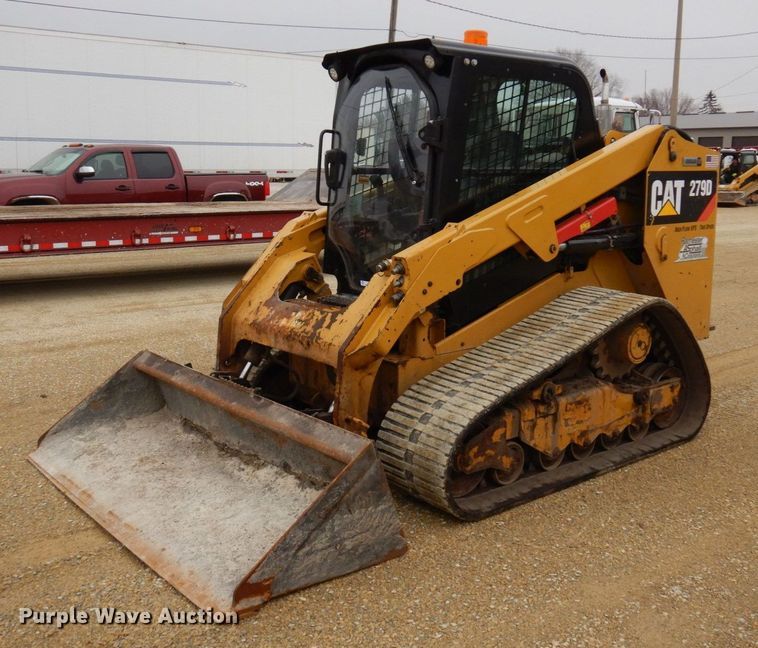 2017 Caterpillar 279D  tracked skid steer loader - KU9879