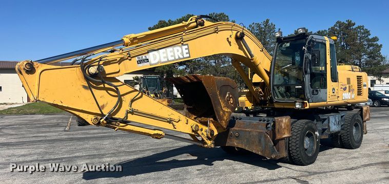 2007 John Deere 210CW  wheeled excavator - LA9871