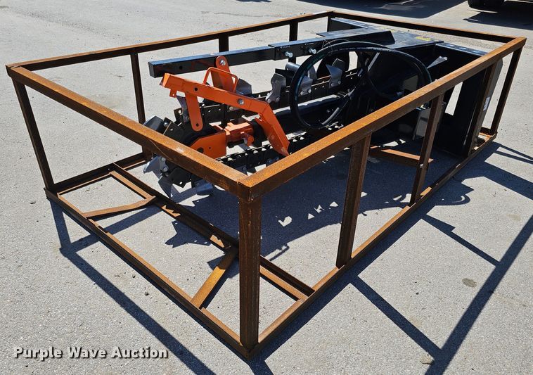 2022 Mower King ECSSCT72  skid steer trencher - LE9373