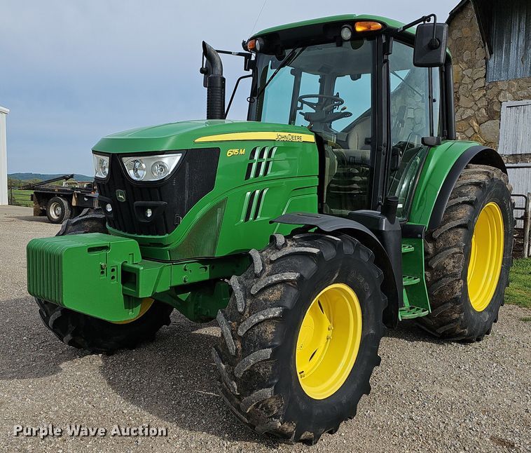 2014 John Deere 6115M  MFWD tractor - MB9997