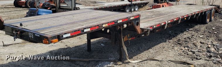 2006 Aztec  drop deck equipment trailer - MO9658