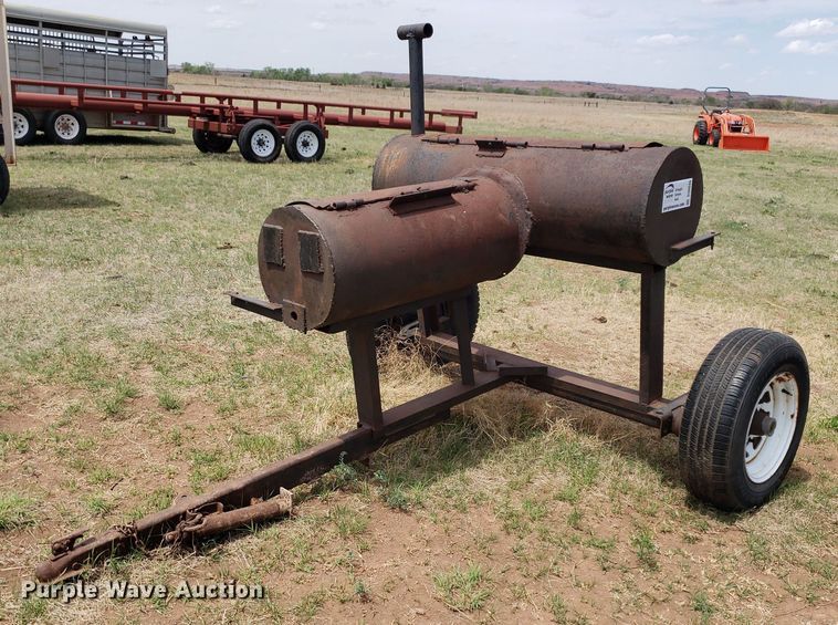 Shop built  smoker trailer - DQ0549