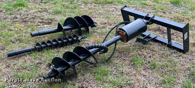 2022 Mower King SSECAG-Y  skid steer auger - LG9052