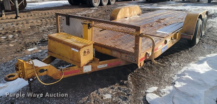 1995 Big Tex 8x20  equipment trailer - ME9779