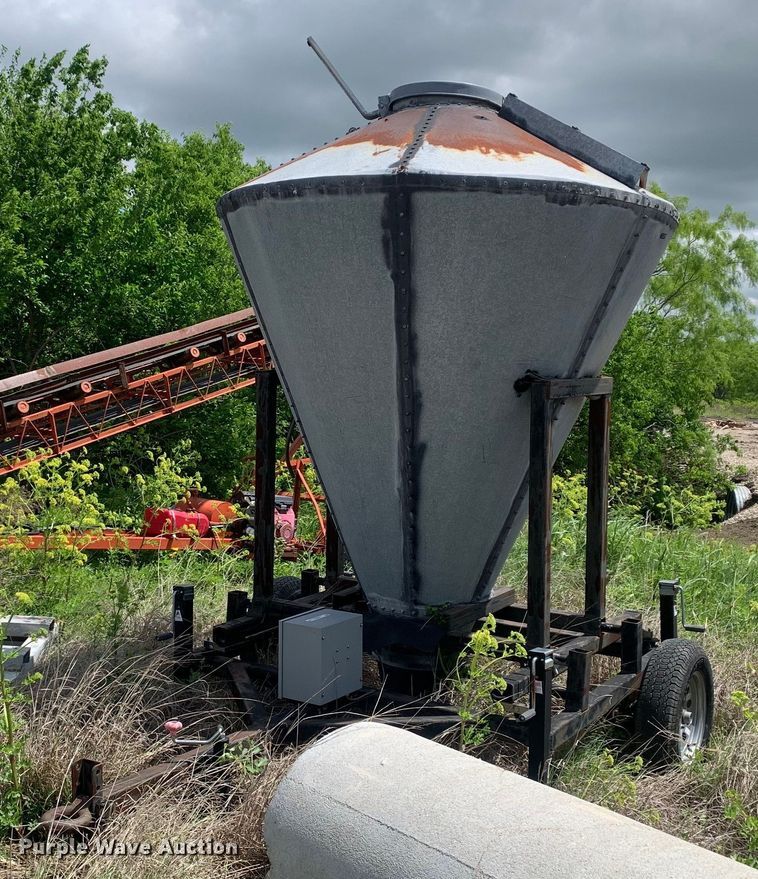 Shop built  grain bin trailer - LH9589