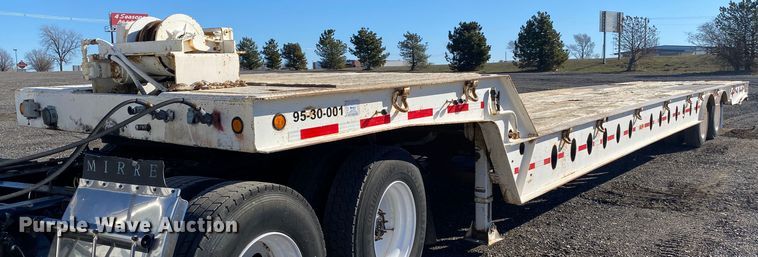 1999 Fontaine  drop deck equipment trailer - KW9013