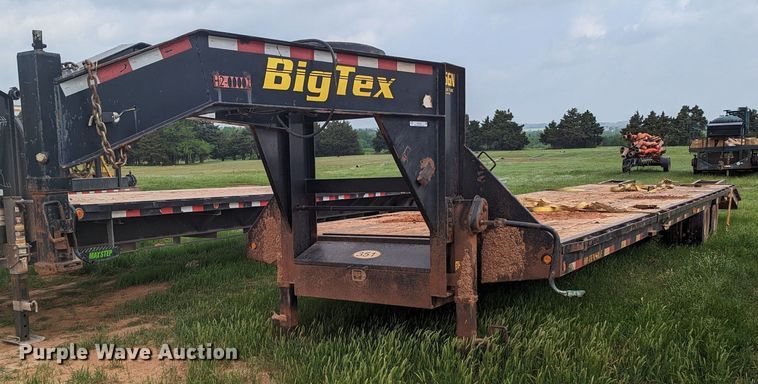 2014 Big Tex 25GN-35+5  equipment trailer - MO9020