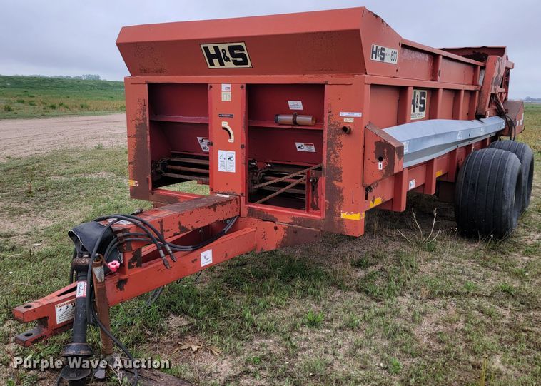 H&S MS600  manure spreader - ML9368