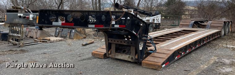 2003 Fontaine TH55  lowboy equipment trailer - MA9821