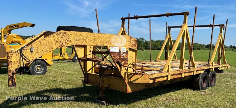 1990 Gooseneck 90-20x8-B6B1  reel trailer - DQ2049
