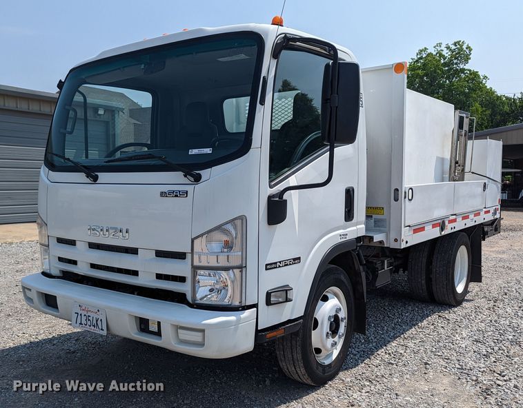 2014 Isuzu NPR HD  landscaping truck - MX9310