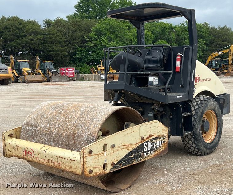 2007 Ingersoll Rand SD70D TF  single drum roller - LG9184