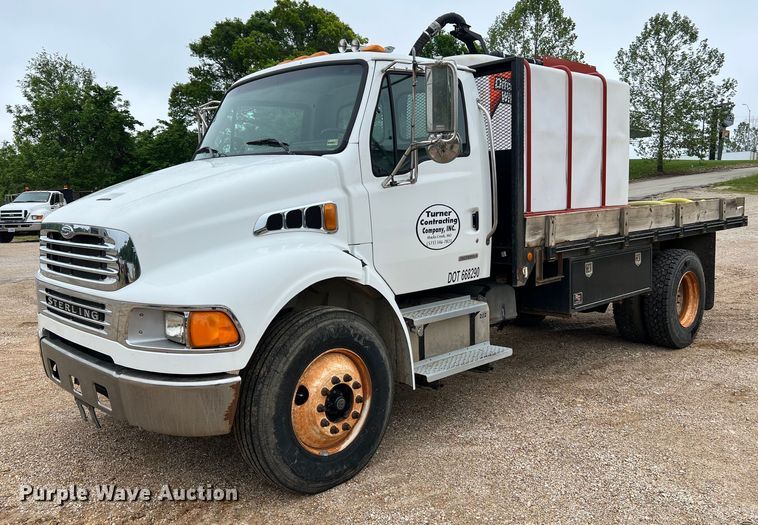 2008 Sterling Acterra  flatbed truck with fluid mixing system - LI9725