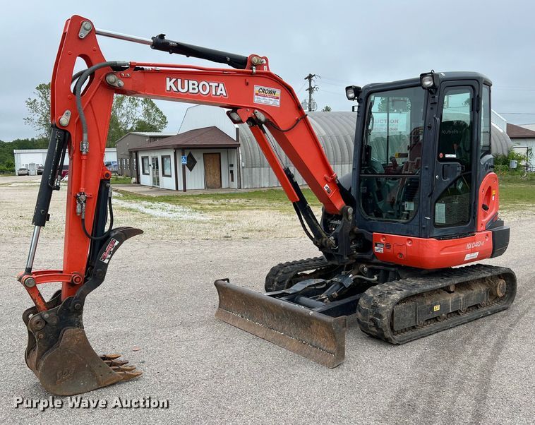 2018 Kubota KX040-4  mini excavator - LI9737