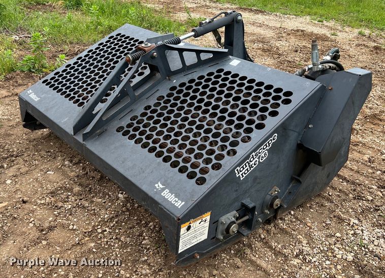 Bobcat 6B  70&quot;W skid steer landscape rake - LI9739