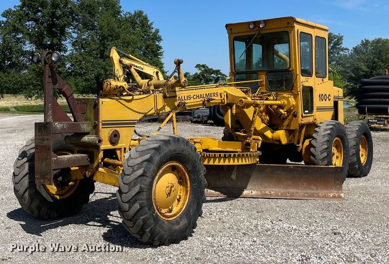 1973 Allis Chalmers 100C  rigid frame motor grader - LJ9724