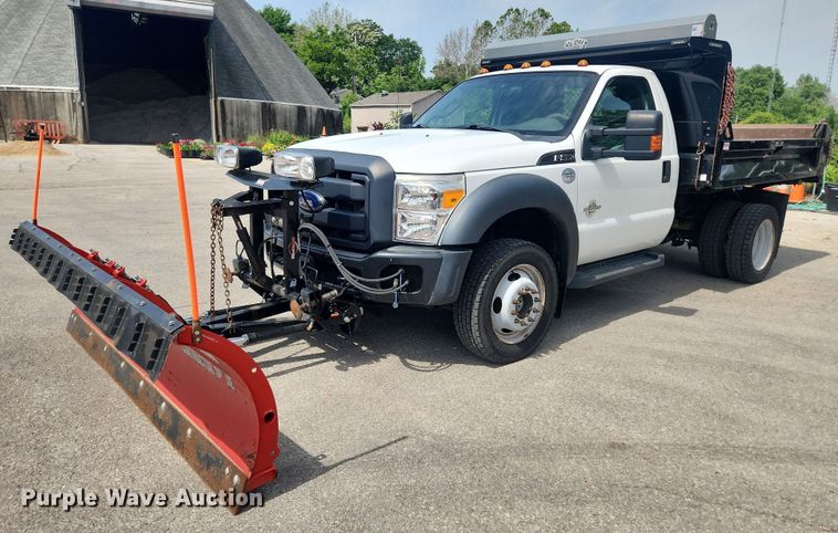 2012 Ford F550 Super Duty XL  dump flatbed truck - LX9625
