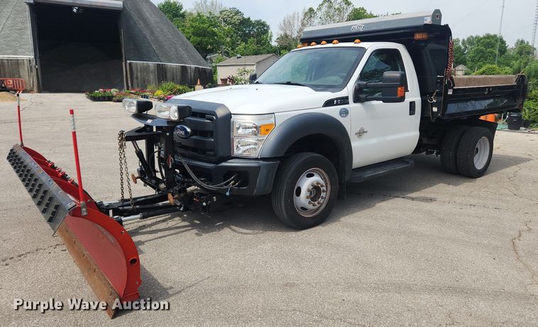 2012 Ford F550 Super Duty XL  dump flatbed truck - LX9626