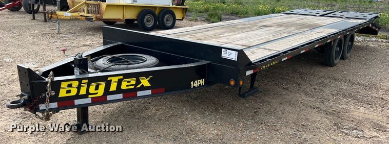 2018 Big Tex 14PH-20+5  equipment trailer - DK7811