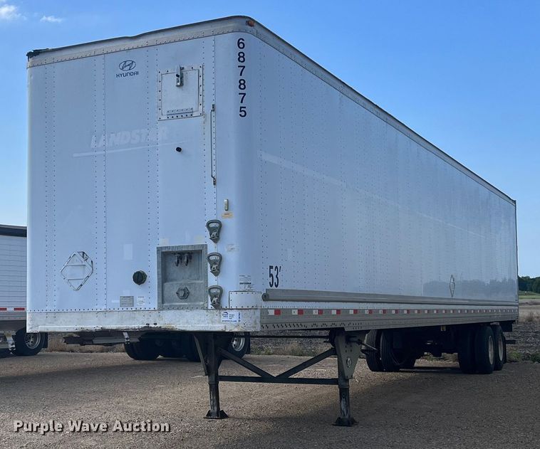 2007 Hyundai  dry van trailer - DK7822