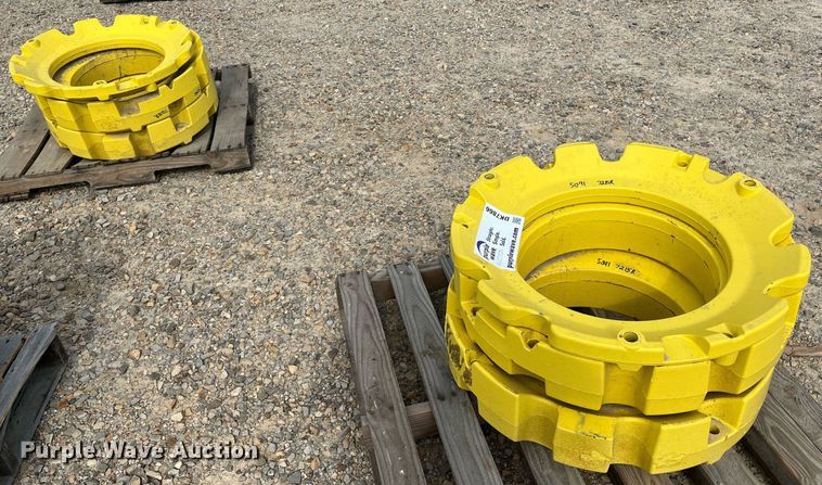 (2) John Deere wheel weights - DK7866