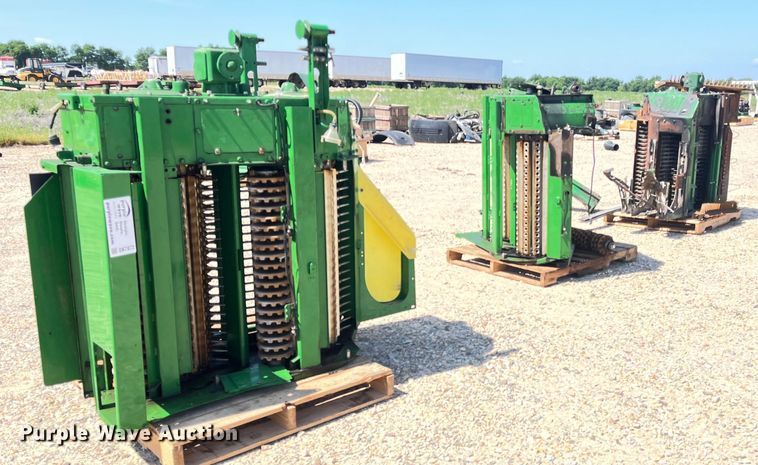 (3) John Deere 7760 cotton picker cabinets - DK7872