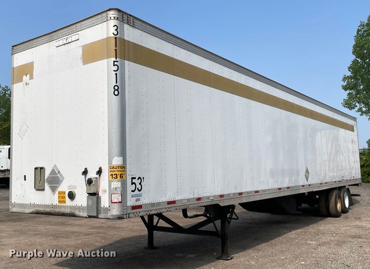 2012 Van Guard  dry van trailer - LJ9705