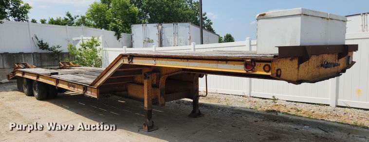 2004 Kaufman  drop deck equipment trailer - LX9639